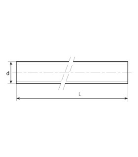 VARILLA ROSCADA DIN 975 INOX A2 M14