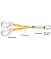 ABSORBEDOR DOBLE CINTA 1,5M C/2 MOSQ.MAXI Y MINIABSORBEDOR CENTRAL LT-2,75mt