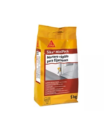 BOTE 5 KG SIKA MINIPACK MORTERO RAPIDO PARA FIJACIONES