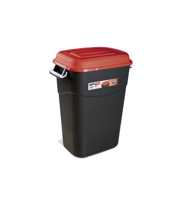 CONTENEDOR RESIDUOS 95L NEGRO/AMARILLO