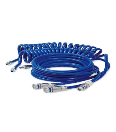 KIT ESPIRAL TUBO PU 12mm x8M C/SEGURIDAD SERIE 958