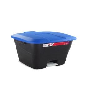CUBO PLASTICO 50lts  PEDAL+TAPA AZUL