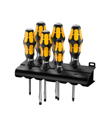 SET 6 DESTORCINCEL WERA AMARILLOS VARILLA PASADA