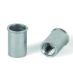TUERCA REMACHABLE ACERO LISA SIN VALONA M6 (0,5-3mm)