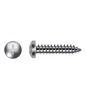 Ø 3,5x9,5 TORN. ALOMADO PHILLIPS DIN 7981 INOX A4