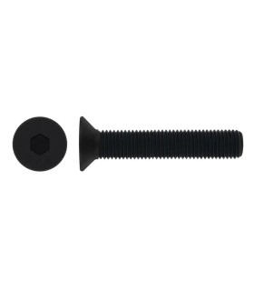 W 3/8X57 TORNILLO AVELLANADO DIN 7991 12.9 NEGRO