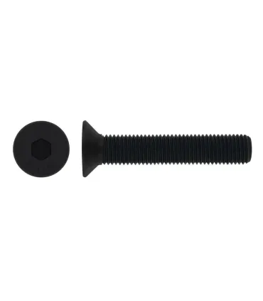 W 3/8X57 TORNILLO AVELLANADO DIN 7991 12.9 NEGRO