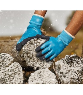 PAR GUANTES POLI+LATEX FEEL & GRIP WINTER TXL 10