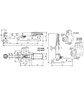 BRIDA AMARRE RAPIDA VERTICAL HH-70 0-65MM AUTOAJUSTABLE