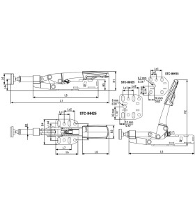 BRIDA AMARRE RAPIDA HORIZONTAL IHH25 0-35MM AUTOAJUSTABLE