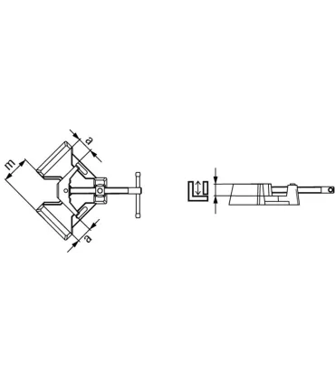 MORDAZA ANGULOS PARA METAL BESSEY WSM-12 120MM