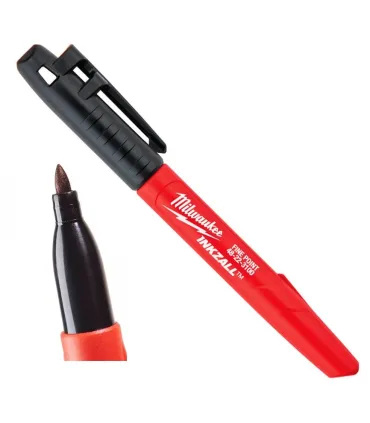 ROTULADOR FINO 1mm MILWAUKEE COLOR NEGRO