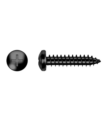 Ø 3,5x13 TORN. ALOMADO PHILLIPS DIN 7981 ZINCADO NEGRO