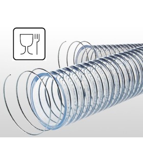 M.TUBO PU ANTIABRASIVO ALIMENTARIO 40mm TRANSPARENTE