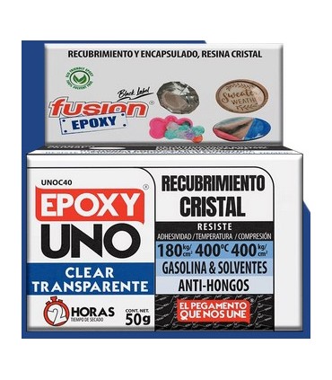 PEGAMENTO FUSION EPOXICO TRANSPARENTE UNOC50 50 GR
