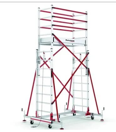 ANDAMIO MOVIL PROFESIONAL TELESCOPICO TRABAJO 3,35-4,75 Mts
