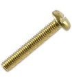 1/8X17  TORNILLO REDONDO RANURADO DIN 86 LATON