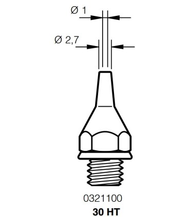 PUNTA DESOLDADORA JBC  30HT- 0321100