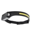 LINTERNA FRONTAL 5W+3W RECARGABLE+SENSOR