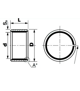 CASQUILLO ANTIFRICCION PAP0808P10 8X10X8
