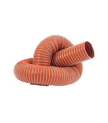 TRAMO 4 M. TUBO SIR-AIRSIL ROJO Ø51mm