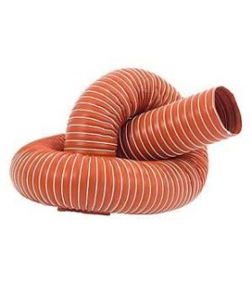 TRAMO 4 M. TUBO SIR-AIRSIL ROJO Ø80mm