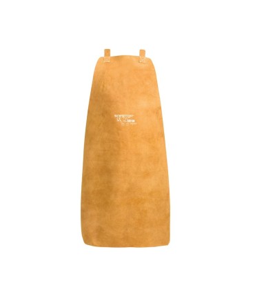 MANDIL CUERO SOLDADURA MARRON