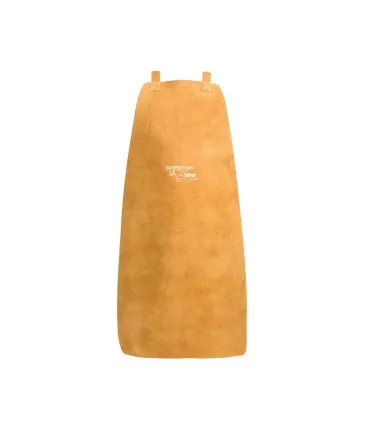 MANDIL CUERO SOLDADURA MARRON