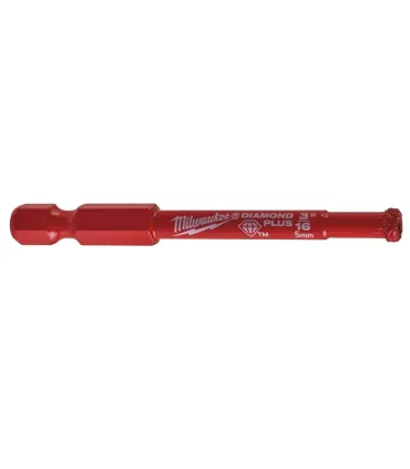 CORONA DIAMANTE CON AGUA Ø 5mm Mango hex 1/4"