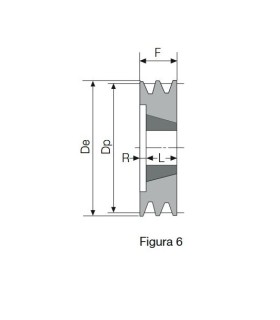 POLEA TAPER 140 3 CANALES SPZ (2012)