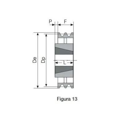 POLEA TAPER 224 1 CANAL SPZ (2012)