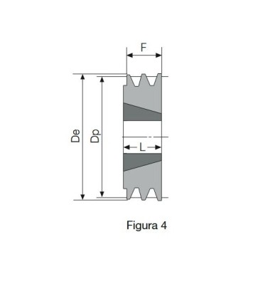 POLEA TAPER 80 1 CANAL SPZ (1210)