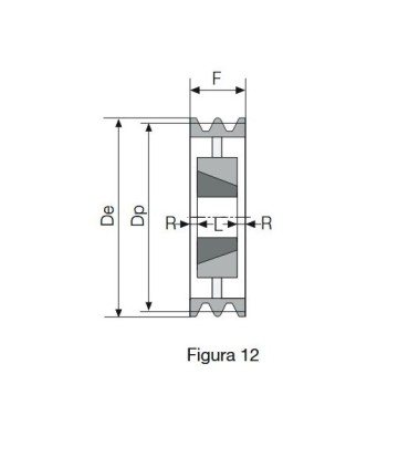 POLEA TAPER 560 10 CANALES SPC (5050)