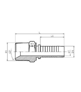 MACHO CÓNICO   2" NPT DN 1"1/2