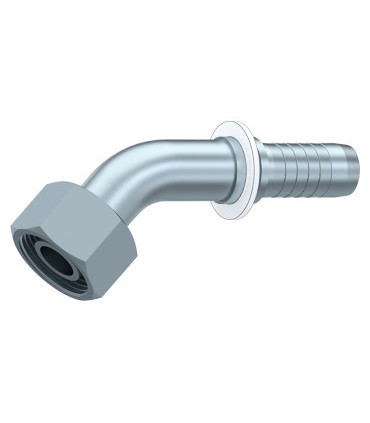 HEMBRA GIRATORIA 45° MÉTRICA CON JUNTA Ø 16 S M24X1,5 DN 3/8"