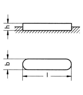 CHAVETA 6885-A 10X8X32
