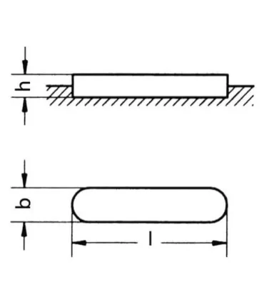 CHAVETA 6885-A 4X4X16