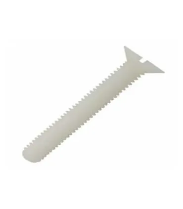 M8X30 TORNILLO AVELLANADO RANURADO DIN 963 NYLON