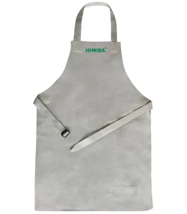 MANDIL CUERO SOLDADURA GRIS