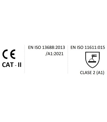MANDIL CUERO SOLDADURA GRIS