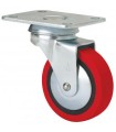 RUEDA POLIU.GIR. C/PLETINA 30 mm ALEX 2-2563 15Kg