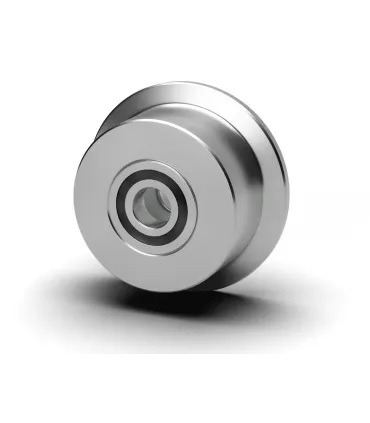 RUEDA HIERRO VAGONETA Ø50x40 /VALONA 62MM EJE 15mm CARGA 500Kgs