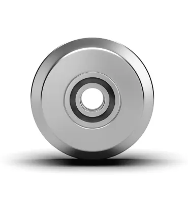 RUEDA HIERRO VAGONETA Ø50x40 /VALONA 62MM EJE 15mm CARGA 500Kgs