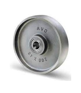 RUEDA HIERRO C/RODAMIENTO Ø 150X38 EJE 17MM 750KG