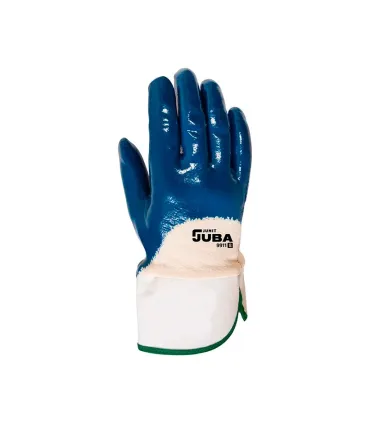 GUANTES DE NITRILO JUBA JUNIT PESADO CON SOPORTE DE ALGODÓN