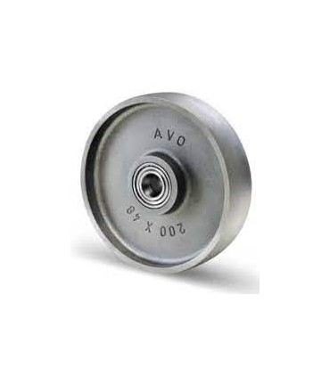 RUEDA HIERRO C/RODAMIENTO Ø 150X38 EJE 17MM 750KG