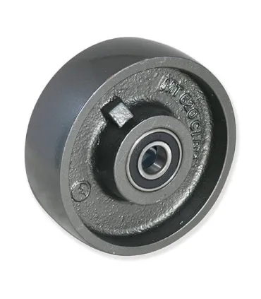 RUEDA HIERRO C/RODAMIENTO Ø 200X48 EJE 25MM 1200KG
