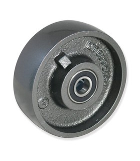 RUEDA HIERRO C/RODAMIENTO Ø 270X70 EJE 30MM 2100KG