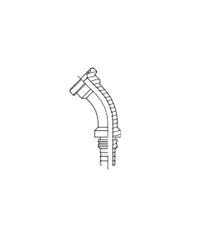INTERLOCK BRIDA CAT 1 1/2" Ø63,5 CODO 45° DN 1"1/2