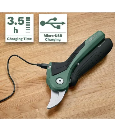 TIJERA ASISTIDA A BATERIA BOSCH Ø25mm, BAT.LITIO 3,6V